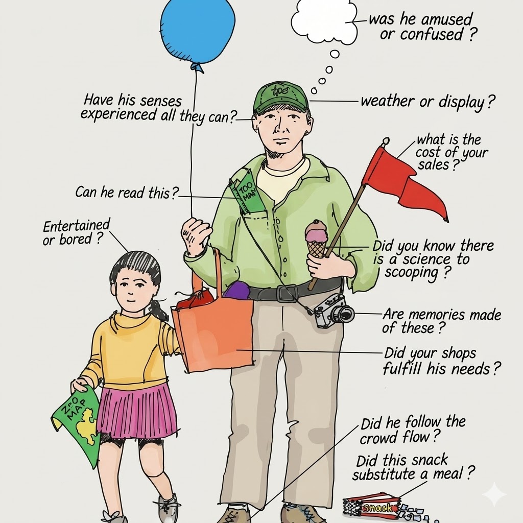 Andy Grant's original Tourist illustration -- the founding concept of Grant Leisure